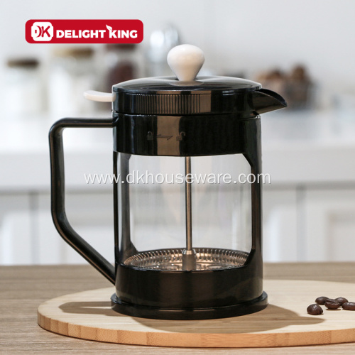 Coffee Borosilicate Glass Coffee Pot With Plunger